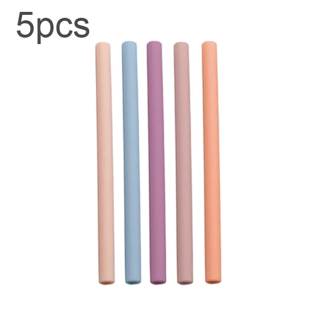 200ML Baby Feeding Drinkware Straw Cup Baby Learning Feeding Bottles Anti-Hot Leakproof Silicone Tableware Toddler Water Bottle
