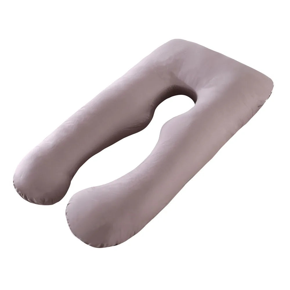 High Quality Detachable and Washable U Shaped Pregnancy Pillow Side Sleeping Back Pain Relief Maternity Body Pillow