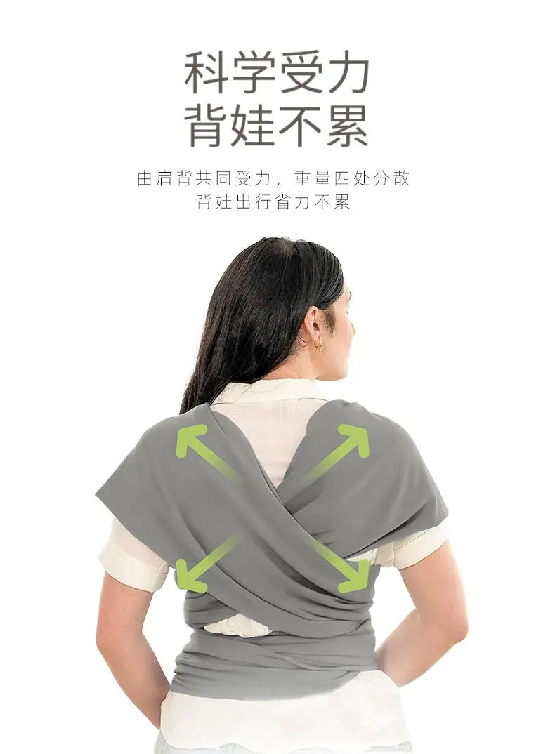 Ergonomic Baby Sling - Cross-Border Supply Multi-Functional Front Wrap Carrier, Newborn to Toddler Hands-Free Infant Holder