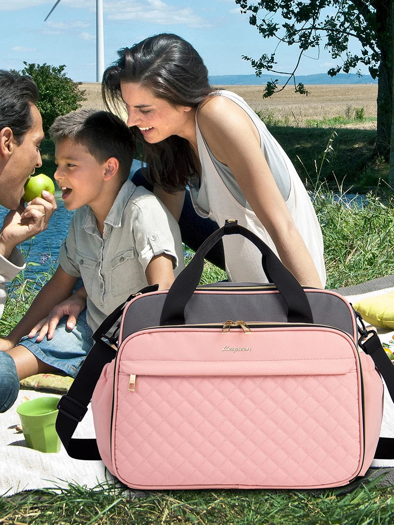 LEQUEEN Baby Diaper Bag Large Capacity Bag for Moms Baby Stroller Organizer Travel Mother  Maternity Bags for Baby Women Handbag
