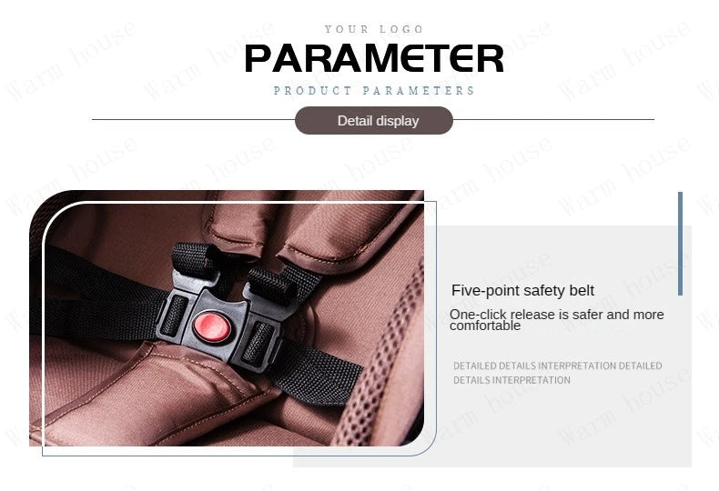 3 in 1 Baby Stroller with car seat,High Landscape Baby Carriage,Two-way Newborn Stroller Four-wheel  portable baby stroller