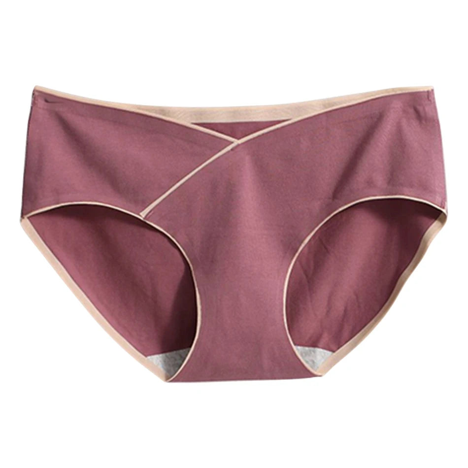 Pregnancy Clothes Females Maternity Panties Mid Waist Antibacterial Summer Thin Breathable Abdominal Support Women's Underpants
