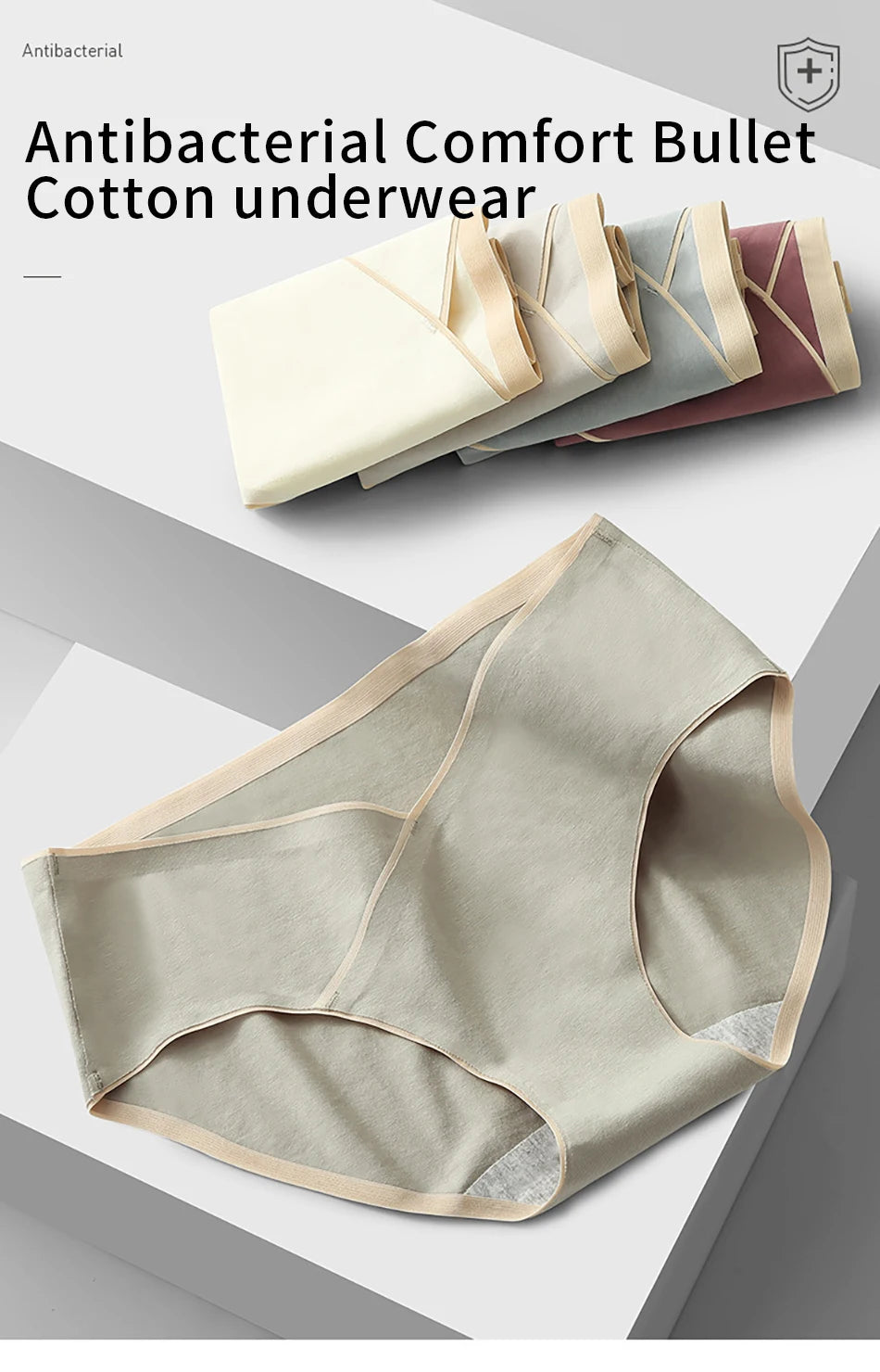 Pregnancy Clothes Females Maternity Panties Mid Waist Antibacterial Summer Thin Breathable Abdominal Support Women's Underpants