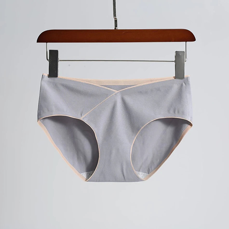 Pregnancy Clothes Females Maternity Panties Mid Waist Antibacterial Summer Thin Breathable Abdominal Support Women's Underpants