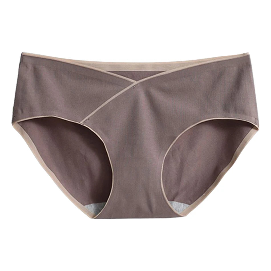 Pregnancy Clothes Females Maternity Panties Mid Waist Antibacterial Summer Thin Breathable Abdominal Support Women's Underpants
