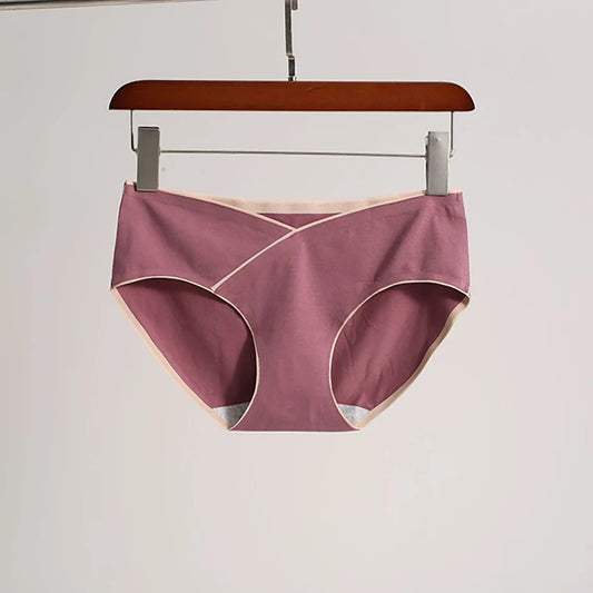 Pregnancy Clothes Females Maternity Panties Mid Waist Antibacterial Summer Thin Breathable Abdominal Support Women's Underpants