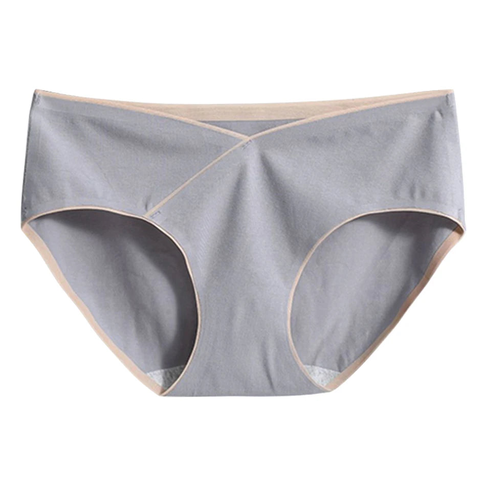 Pregnancy Clothes Females Maternity Panties Mid Waist Antibacterial Summer Thin Breathable Abdominal Support Women's Underpants