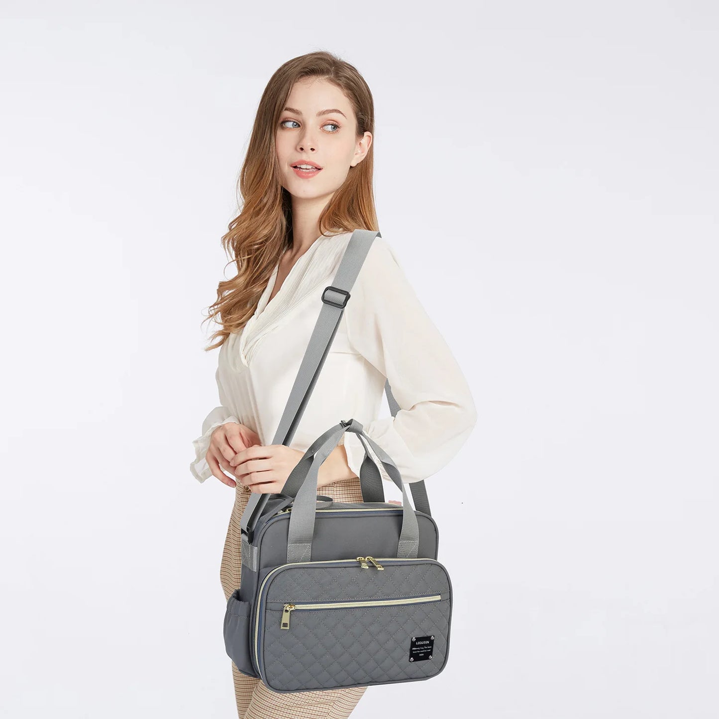 Large Capacity Organizer Waterproof Wide Opening Travel Messenger Crossbody Bag Mummy Baby Nappy Bag Mommy Diaper Bag For Babies
